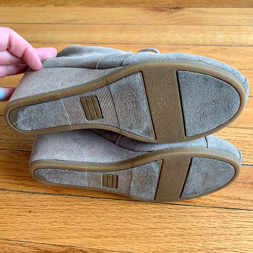 Toms beige Desert Wedge booties - Picture 9 of 9